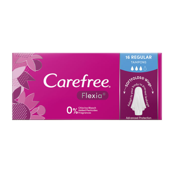 Carefree Tampons Flexia Regular 16