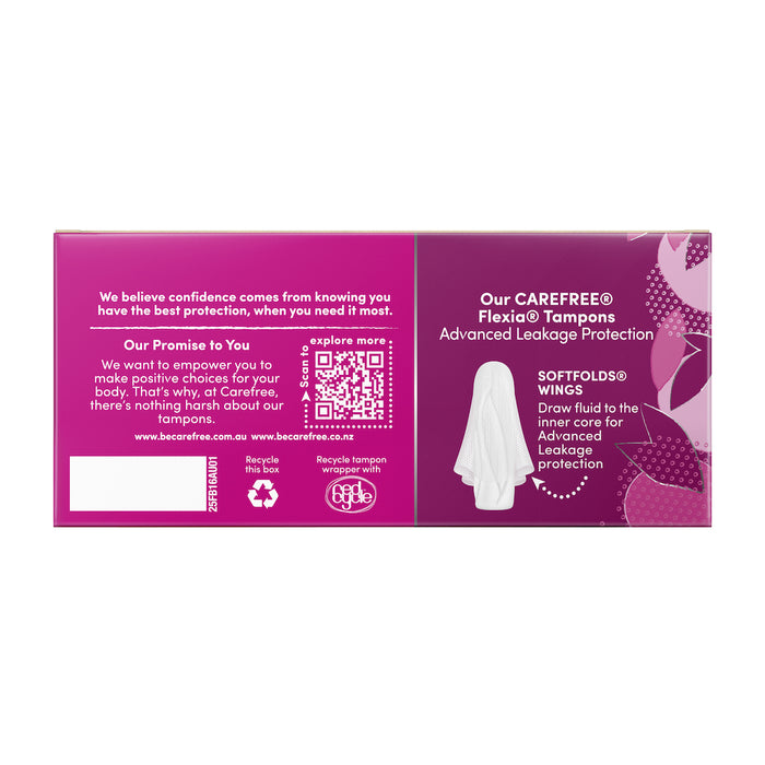 Carefree Tampons Flexia Regular 16