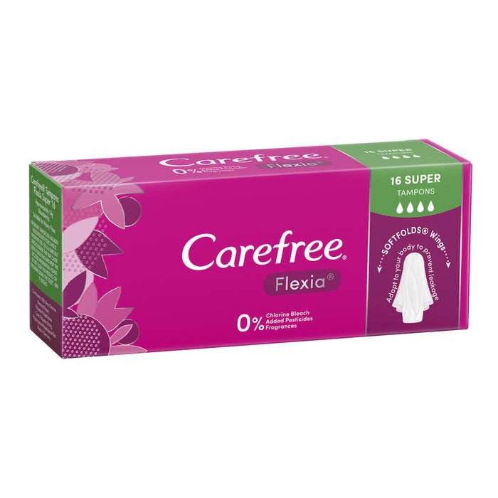 Carefree Tampons Flexia Super 16