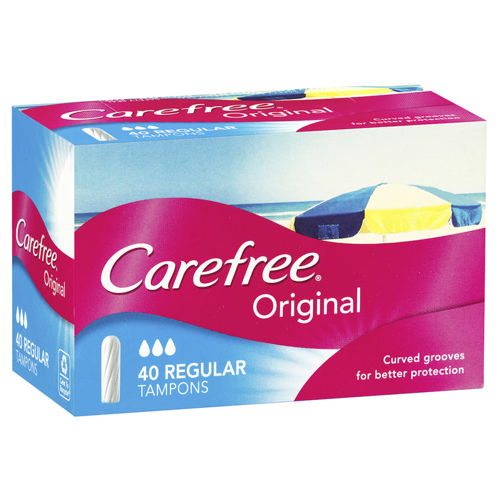 Carefree Tampons Regular 40