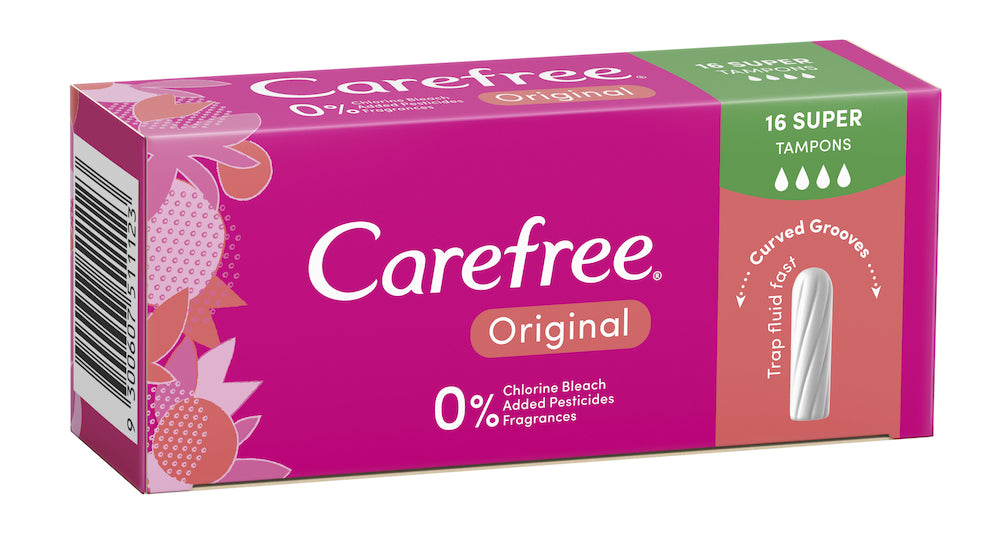 Carefree Tampons Super 16