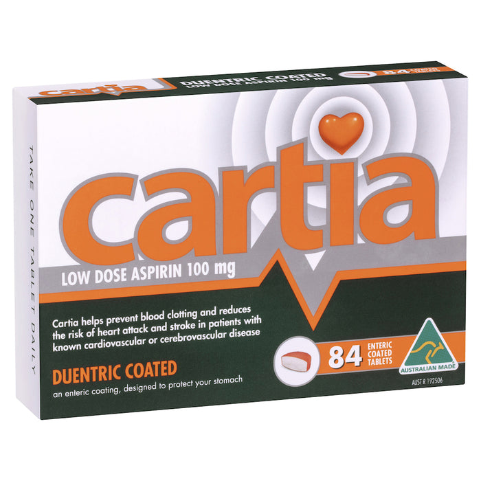 Cartia 100mg Tablet 84