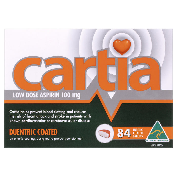 Cartia 100mg Tablet 84