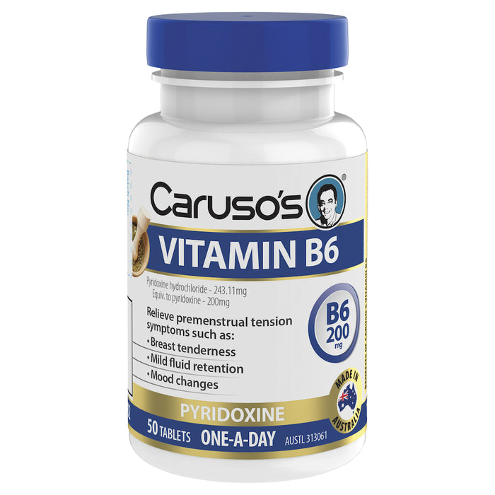 Caruso's B6 200mg 50 Tablets