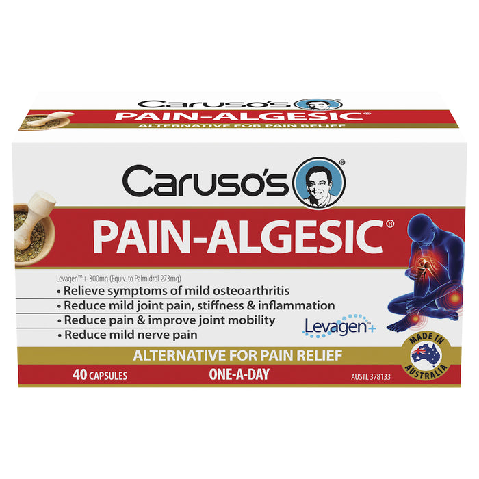 Caruso's Pain-Algesic For Joints Capsules 40