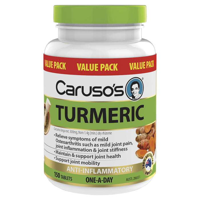 Caruso's Turmeric Tablets 150 Value Pack