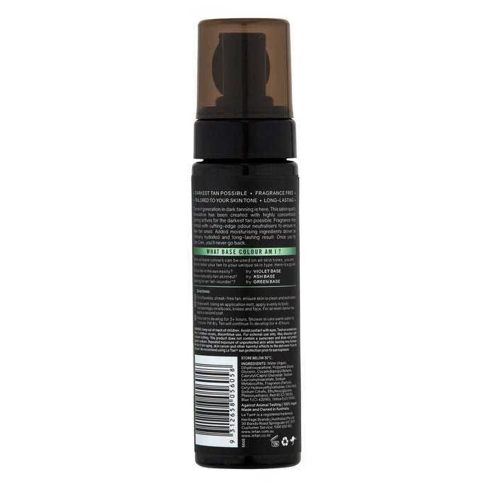 Le Tan Uber Dark Foam Green Base 200ml