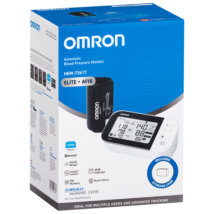 Omron Hem7361T Advanced Blood Pressure Monitor+AFIB