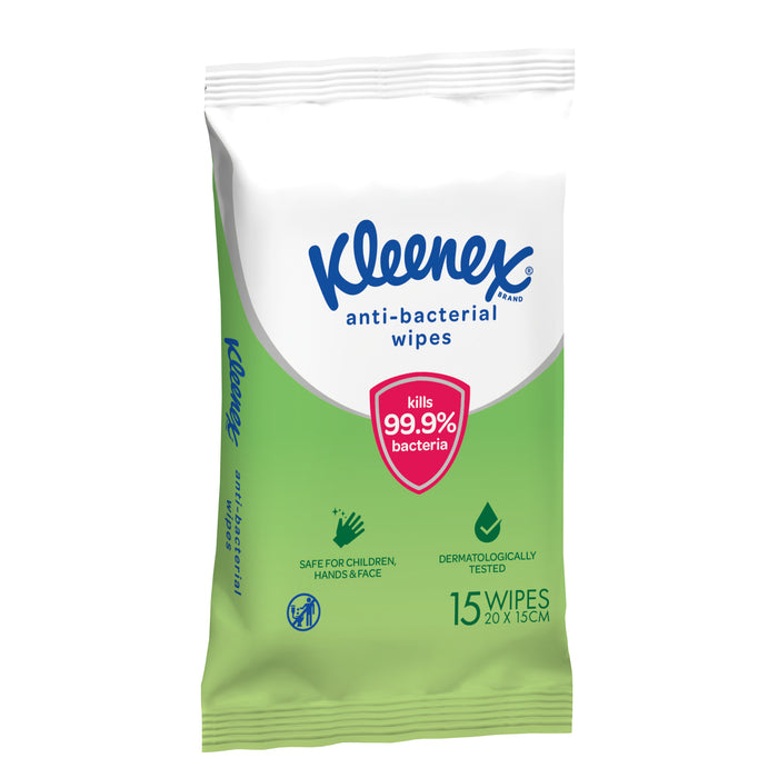 Kleenex Wet Wipes Anti Bacterial 15.
