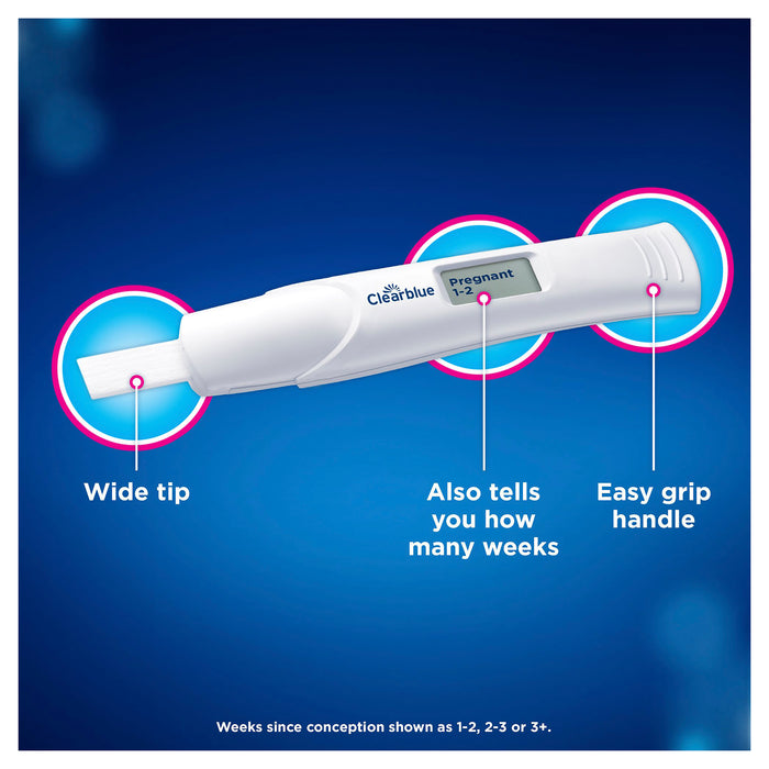 Clearblue Pregnancy Test Triple Check+Date.