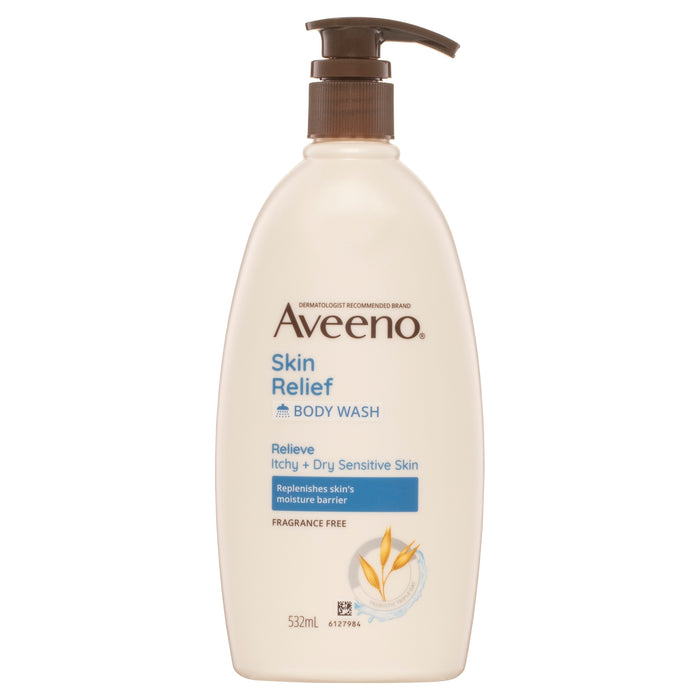 Aveeno Skin Relief Body Wash Fragrance Free 532ml.