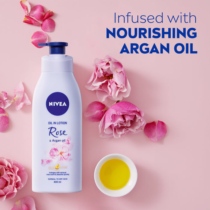 Nivea Oil in Lotion Rose Argan 400ml