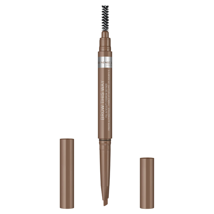 Rimmel Brow This Way Fill & Scupt Eyebrow Definer Medium Brown 002