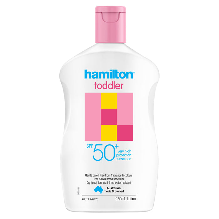 Hamilton Sunscreen Toddler Lotion SPF 50+ 250ml