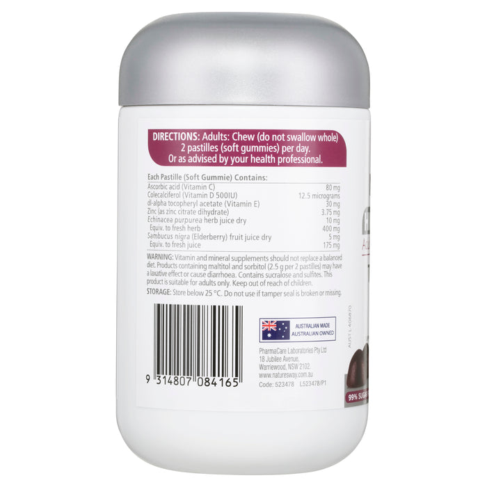 Nature's Way Adult Vita Gummies High Strength Triple Immune Support 50 Gummies