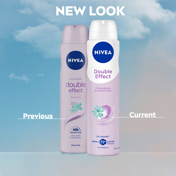 Nivea Women Deodorant Double Effect White Senses Aerosol 250ml