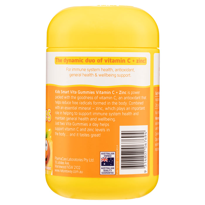 Nature's Way Kids Smart Vitamin C & Zinc 120 Vita Gummies.