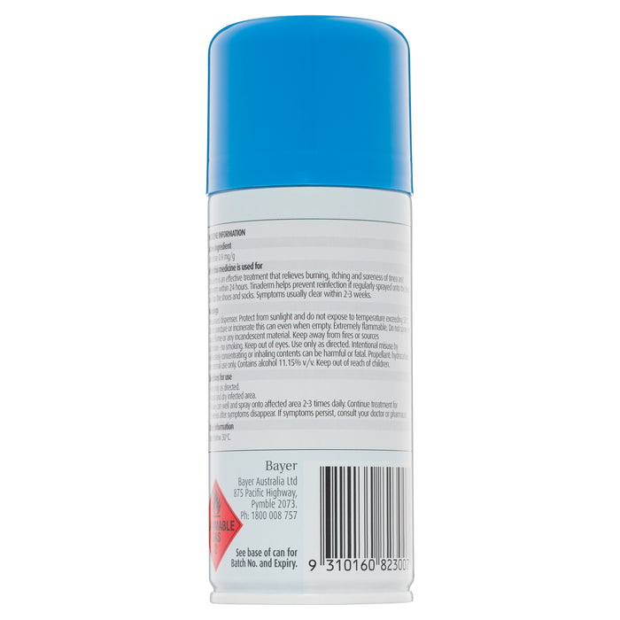 Tinaderm Aerosol Powder Spray 100g