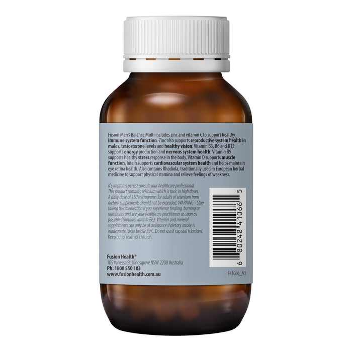 Fusion Men's Balance Multivitamin 60 Tablets