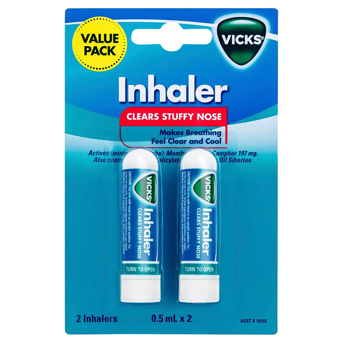 Vicks Inhaler Twin Pack.
