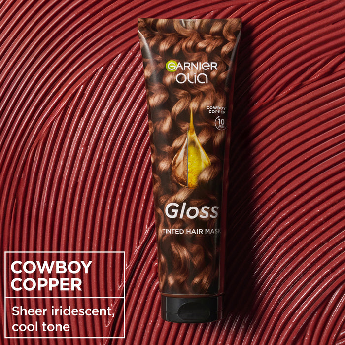 Garnier Olia Gloss Tinted Hair Mask Cowboy Copper 150ml