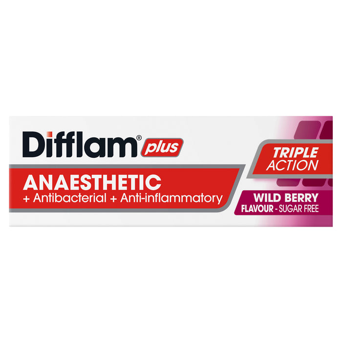 Difflam Plus Sore Throat Lozenge Plus Anaesthetic Berry 16