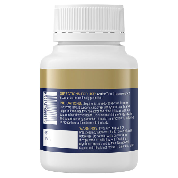 Bioceuticals Ubiquinol Bioactive 150mg 60 Soft Capsules