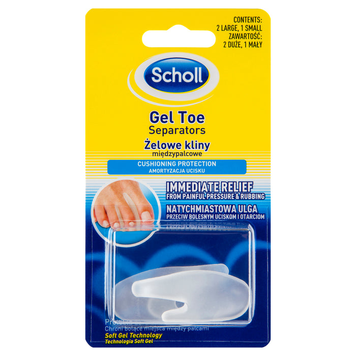 Scholl Gel Toe Separators.
