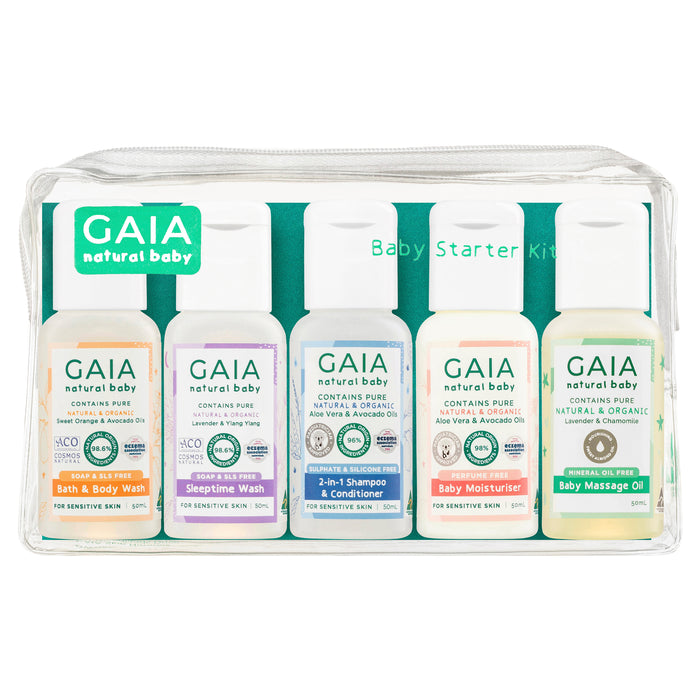 Gaia Natural Baby Starter Kit 5 x 50ml