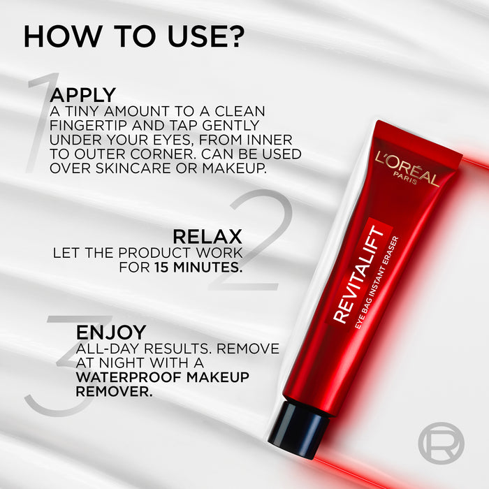 LÓreal Revitalift Laser Eye Bag Instant Eraser 15ml