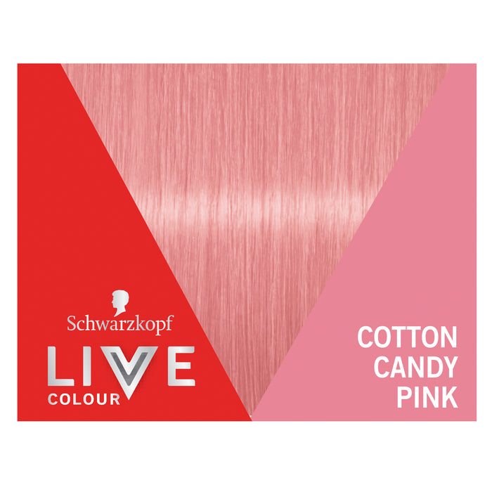 Schwarzkopf LIVE Colour Pastels Cotton Candy Pink 75ml