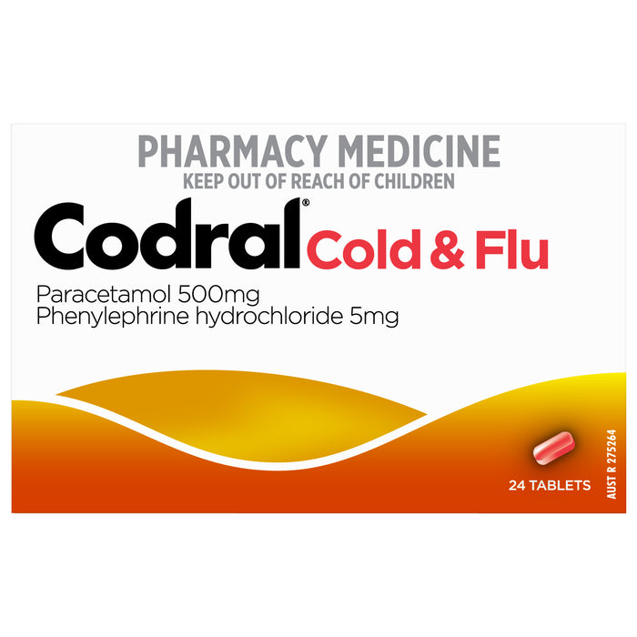 Codral PE Cold & Flu Tablets 24 (Codeine-Free)