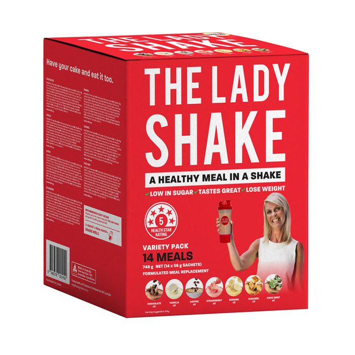 The Lady Shake Variety Box 14 Pack