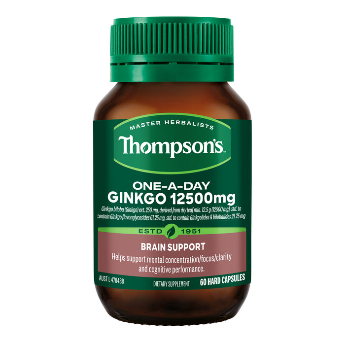Thompsons Ginkgo 12500mg