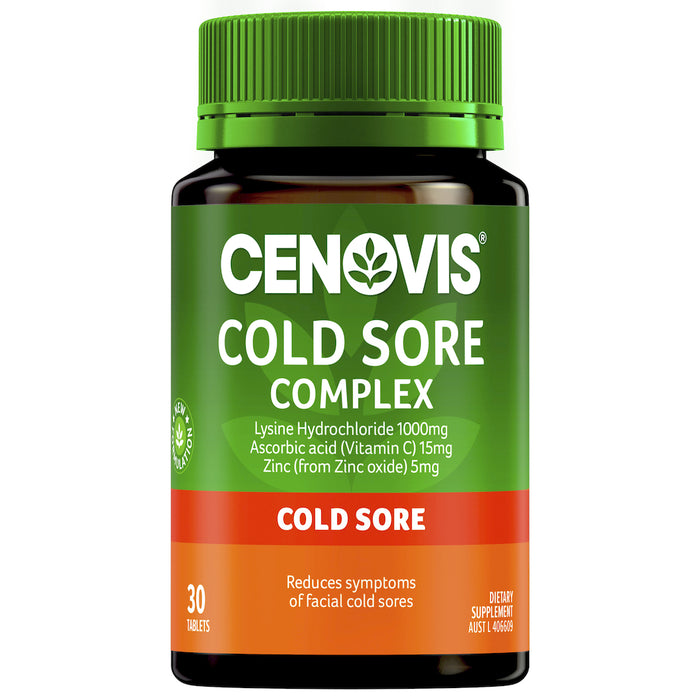 Cenovis Cold Sore Complex 30 Tablets