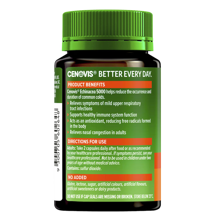 Cenovis Echinacea 5000mg 60 Capsules