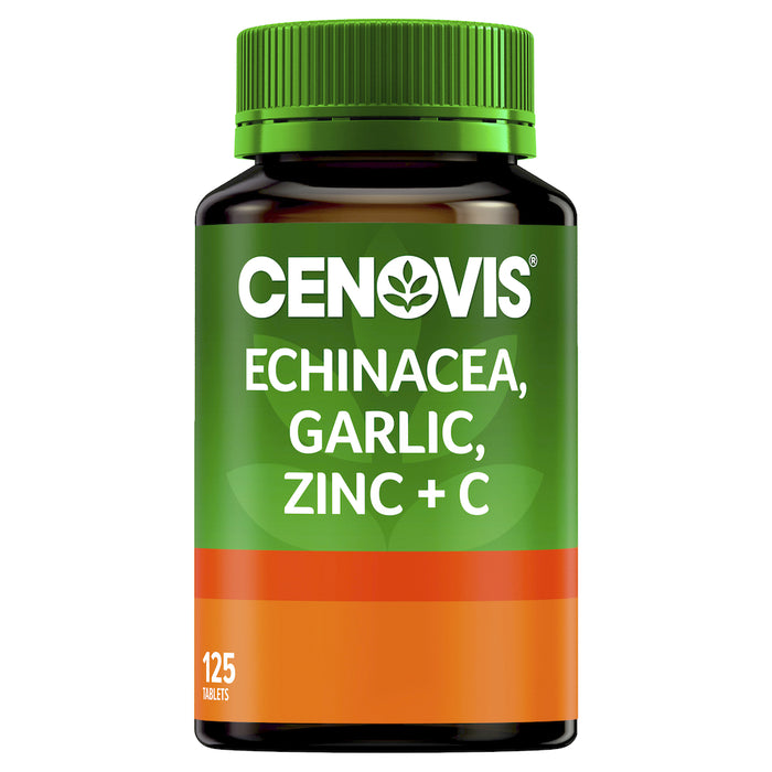 Cenovis Echinacea, Garlic, Zinc & C 125 Tablets