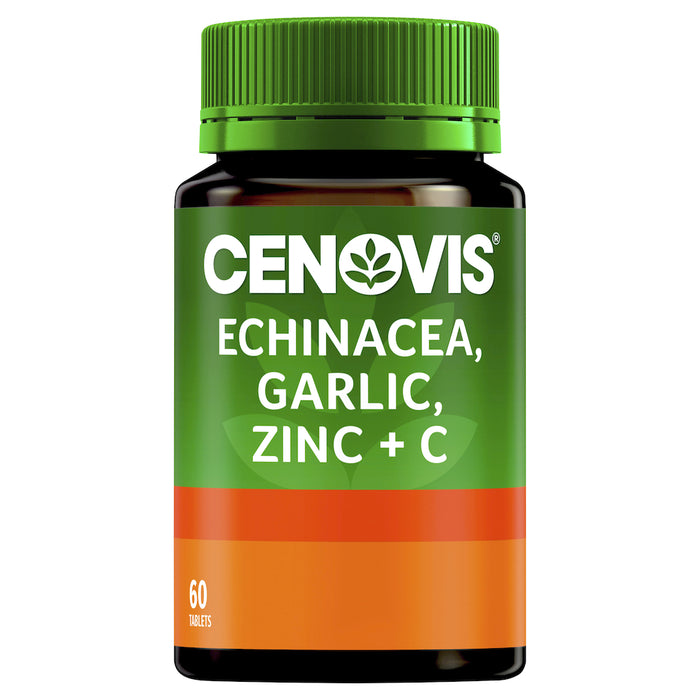 Cenovis Echinacea, Garlic, Zinc & C 60 Tablets