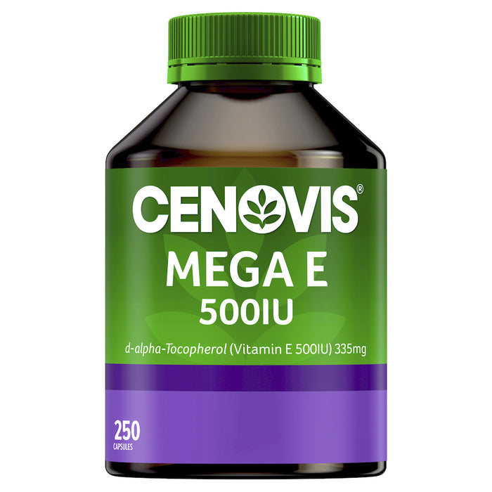 Cenovis Mega E 500mg 250 Capsules