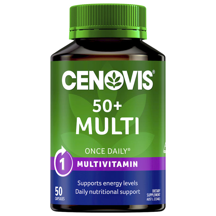 Cenovis Once Daily 50+ Multi 50 Capsules