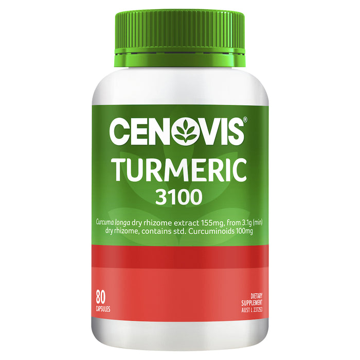 Cenovis Turmeric 3100 80 Capsules