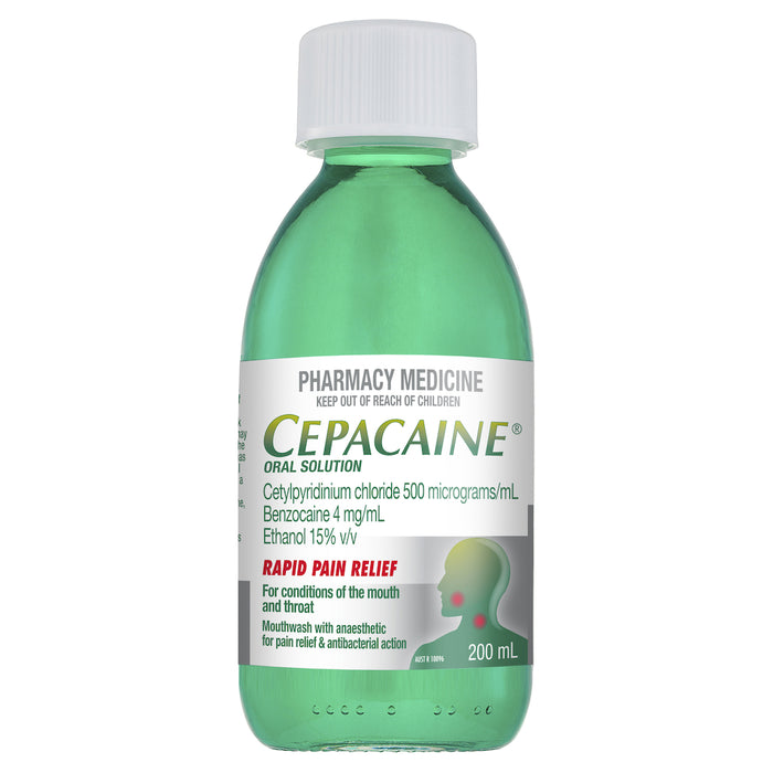 Cepacaine Oral Solution 200ml