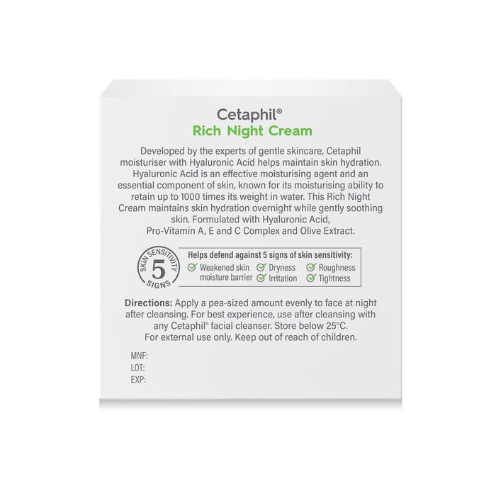 Cetaphil Rich Hydrating Night Cream 48g