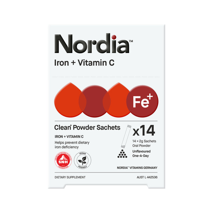 Nordia Iron + Vitamin C Powder 14 sachets