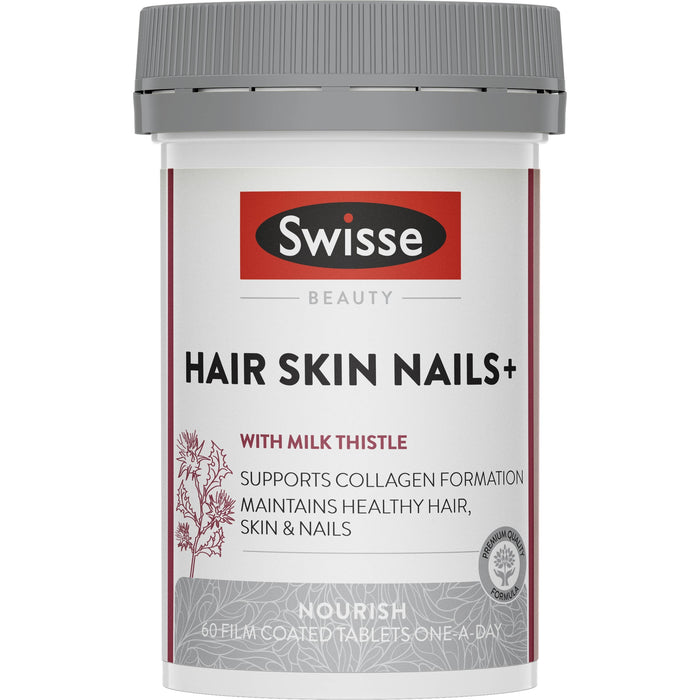 Swisse Ultiboost Hair Skin Nails + 60 Tablets.