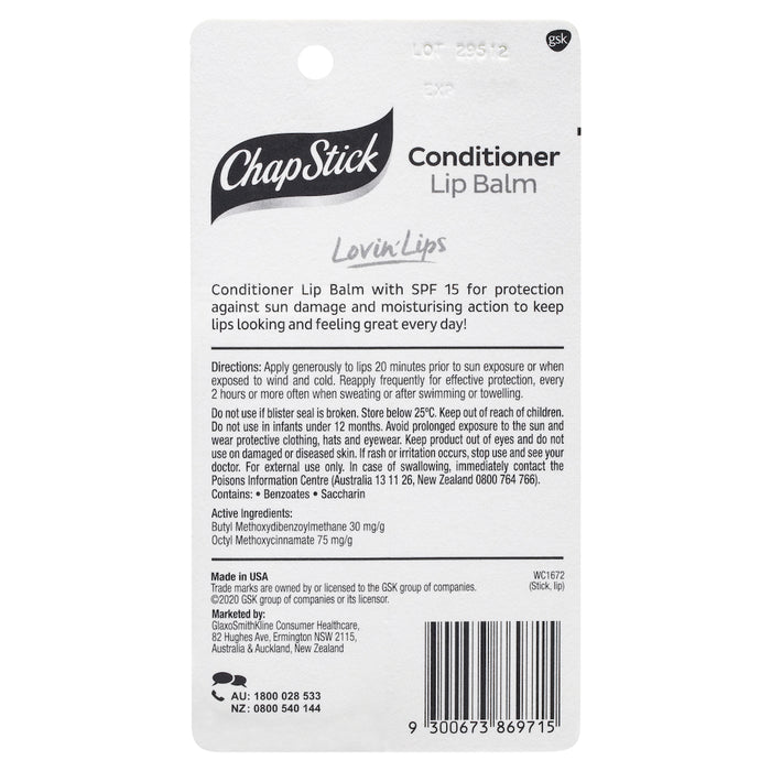 Chapstick Lip Balm Conditioner 4.2g