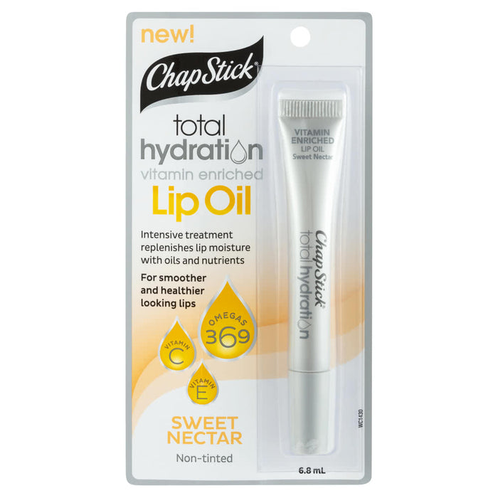 Chapstick Total Hydration Lip Oil Sweet Nectar 6.8ml