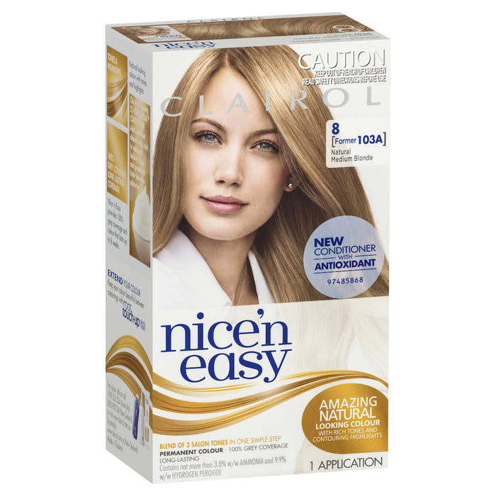 Clairol Nice N Easy 103A Natural Medium Blonde