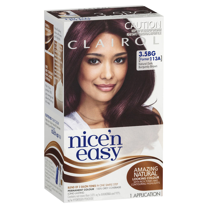 Clairol Nice N Easy 113A Natural Dark Burgundy