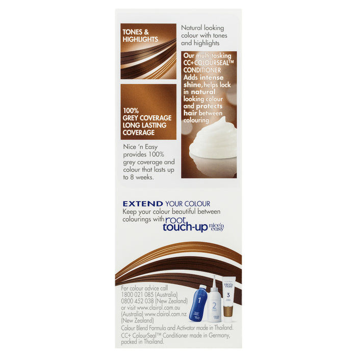 Clairol Nice N Easy 114C Natural Light Chestnut Brown